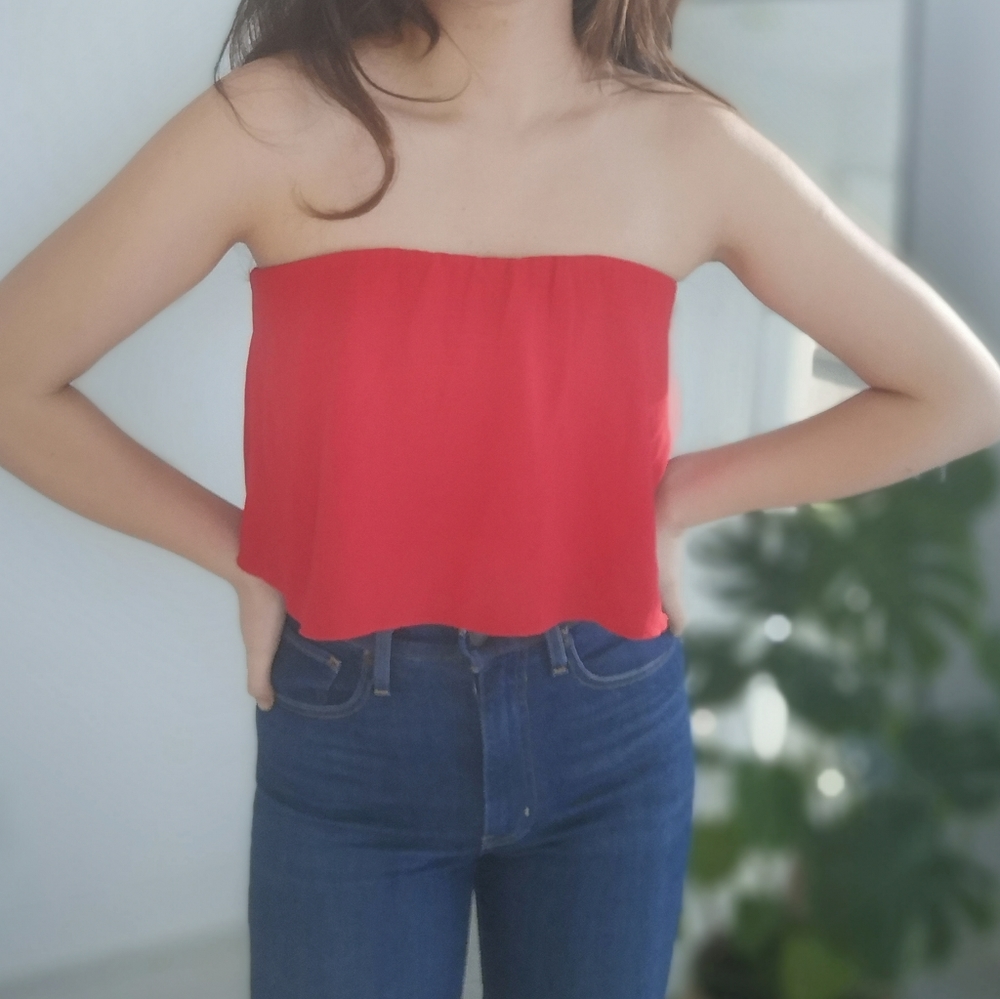 Wilfred strapless top